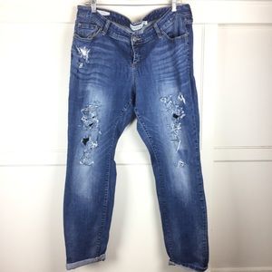 Torrid Distressed Skinny Jeans